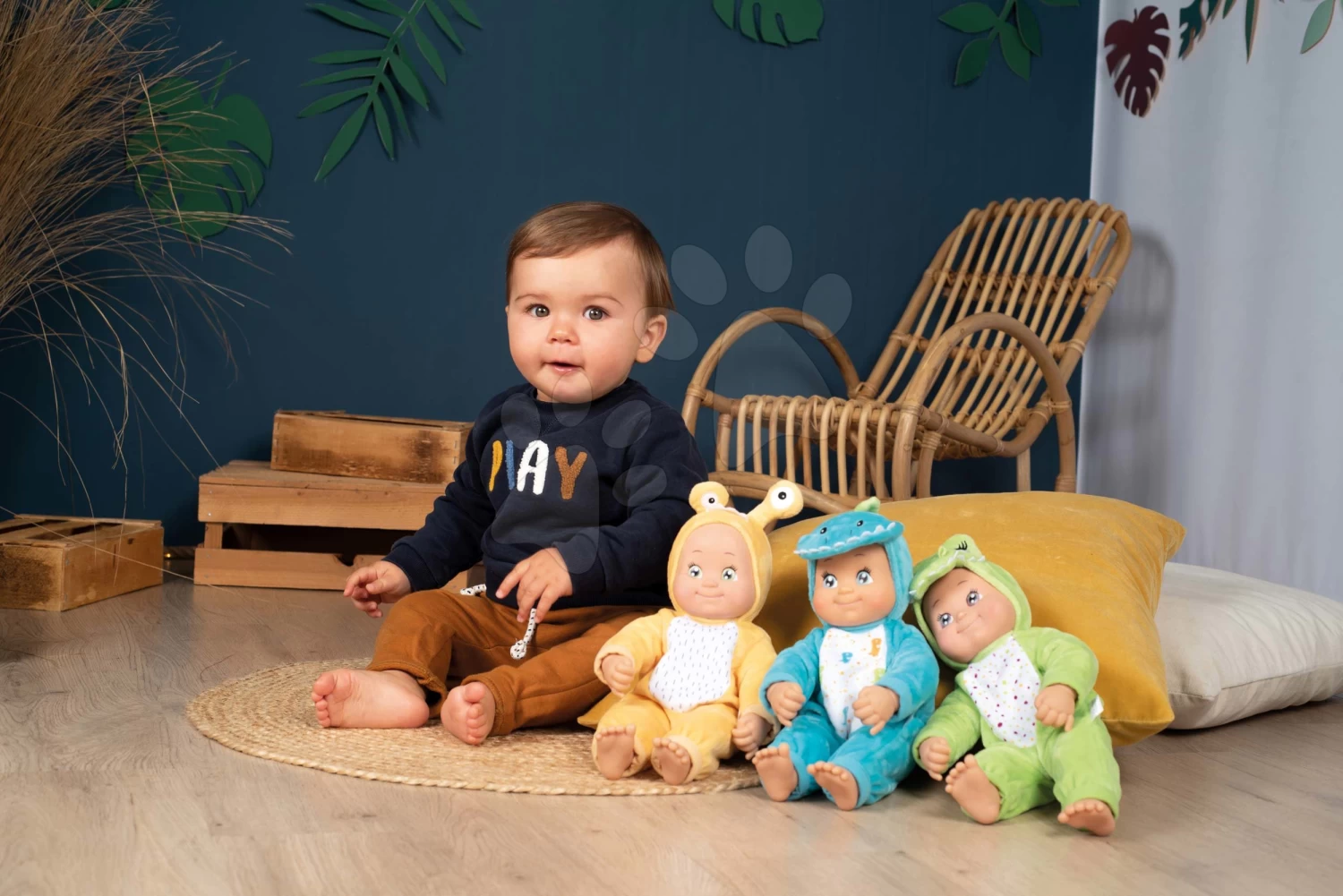 Puppe In Kostüm Dinosaurus Minikiss Croc Smoby Blau Mit Klängen ‚cmuk’ Mit Weichem Körper Ab 12 Monaten 13 Puppe In Kostüm Dinosaurus Minikiss Croc Smoby Blau Mit Klängen ‚cmuk’ Mit Weichem Körper Ab 12 Monaten – Bild 13