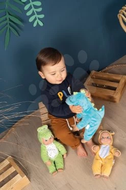 Puppe In Kostüm Dinosaurus Minikiss Croc Smoby Blau Mit Klängen ‚cmuk’ Mit Weichem Körper Ab 12 Monaten 34 Puppe In Kostüm Dinosaurus Minikiss Croc Smoby Blau Mit Klängen ‚cmuk’ Mit Weichem Körper Ab 12 Monaten -Smoby 210128 smoby babiky h 1