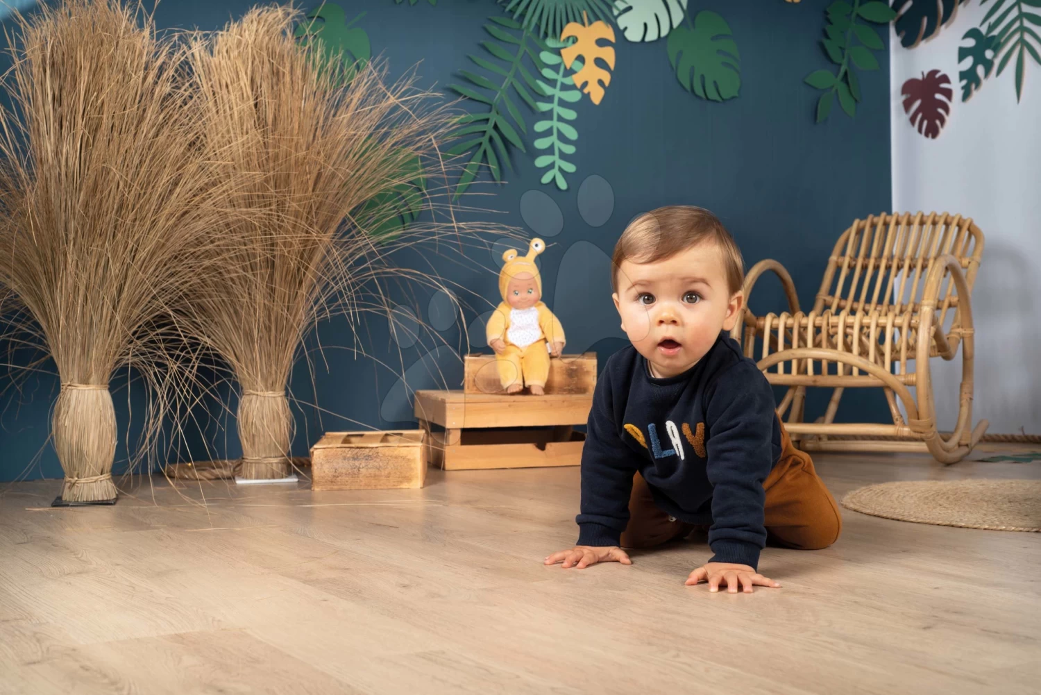 Puppe In Kostüm Schnecke MiniKiss Croc Smoby Gelb Mit Klängen ‚cmuk’ Mit Weichem Körper Ab 12 Monaten 7 Puppe In Kostüm Schnecke MiniKiss Croc Smoby Gelb Mit Klängen ‚cmuk’ Mit Weichem Körper Ab 12 Monaten – Bild 7