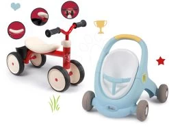 Set Lauflernwagen Und Kinderwagen Mit Bremse Croc Baby Walker Minikiss 3in1 Smoby Mit Rotem Rookie Rutscher -Smoby 210207set 7 smoby set 4