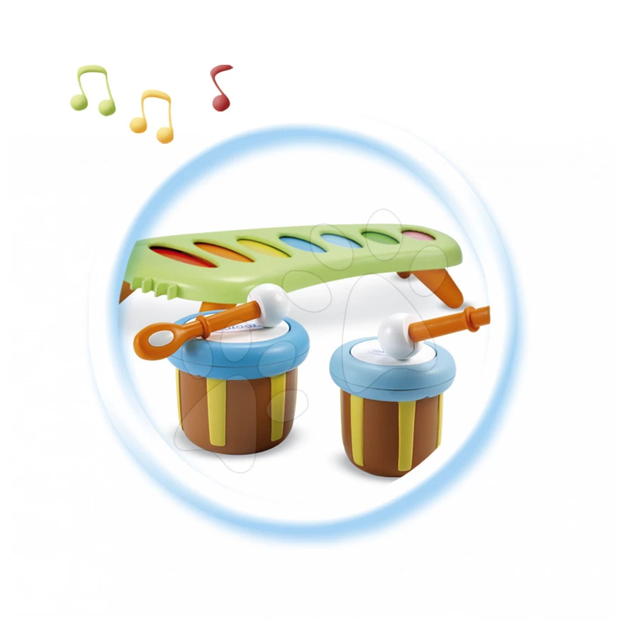 Musikalisches Xylophon Cotoons Smoby Mit Schlagzeug Und Glocke Ab 12 Monaten 3 Musikalisches Xylophon Cotoons Smoby Mit Schlagzeug Und Glocke Ab 12 Monaten – Bild 3