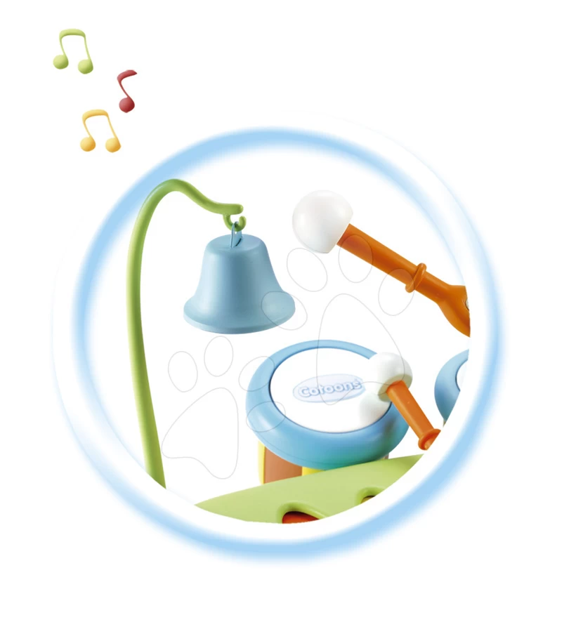 Musikalisches Xylophon Cotoons Smoby Mit Schlagzeug Und Glocke Ab 12 Monaten 5 Musikalisches Xylophon Cotoons Smoby Mit Schlagzeug Und Glocke Ab 12 Monaten – Bild 5