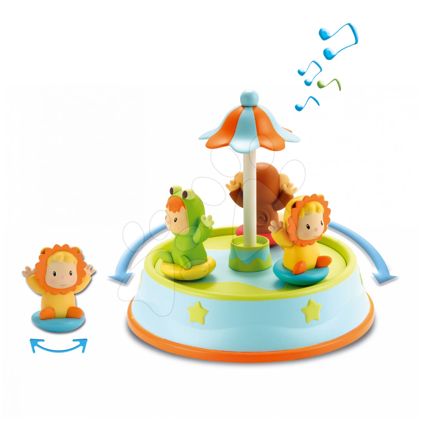 Set Didaktisches Tischlein Cotoons Smoby Mit Funktionen Und Ein Karussell Mit Tanzenden Figuren Und Melodien 5 Set Didaktisches Tischlein Cotoons Smoby Mit Funktionen Und Ein Karussell Mit Tanzenden Figuren Und Melodien – Bild 5