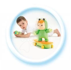 Set Didaktisches Tischlein Cotoons Smoby Mit Funktionen- Blau Und Skateboarder Auf Der Fernbedienung