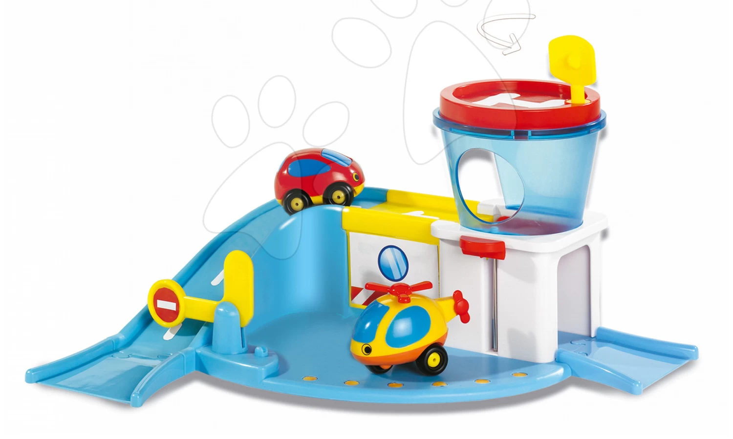 Set Lauflernhilfe Trott Cotoons 2v1 Smoby Grün Mit Würfeln, Licht Und Melodie Und Einem Flughafen Mit Spielzeugauto Und Hubschrauber 2 Set Lauflernhilfe Trott Cotoons 2v1 Smoby Grün Mit Würfeln, Licht Und Melodie Und Einem Flughafen Mit Spielzeugauto Und Hubschrauber – Bild 2