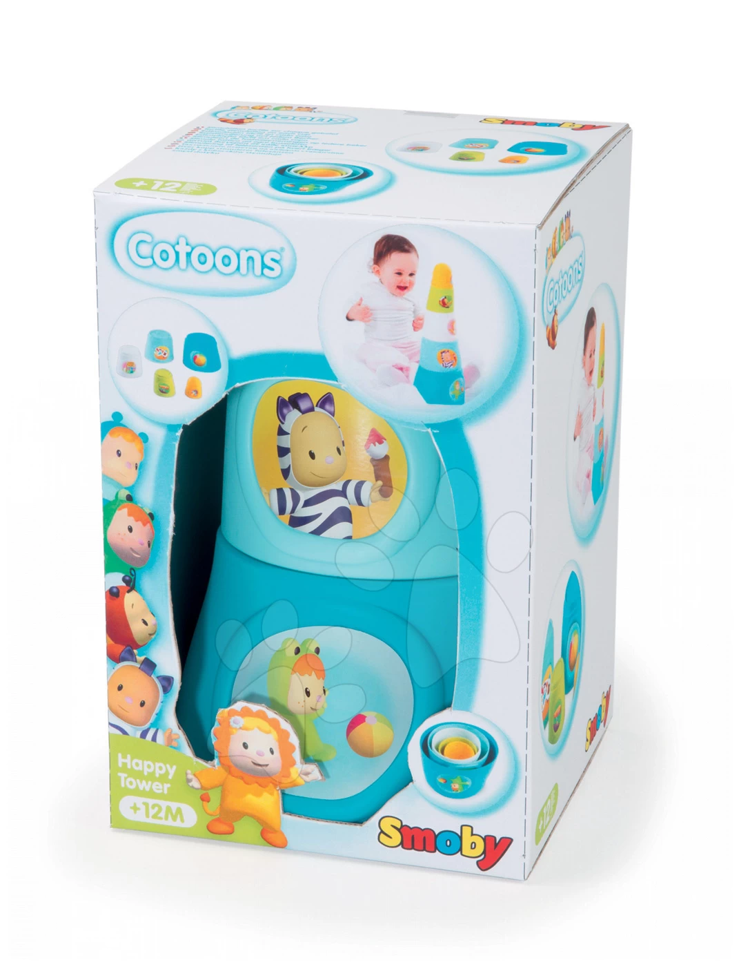 Happy Cup Cotoons Smoby Becher Zum Basteln 5 Stück Blau Ab 12 Monaten 5 Happy Cup Cotoons Smoby Becher Zum Basteln 5 Stück Blau Ab 12 Monaten – Bild 5