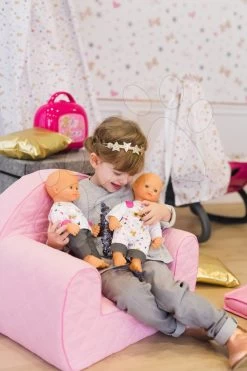 Tiefer Puppenwagen Für Shara Smoby Puppen Blau Und Baby Nurse Puppe 32 Cm -Smoby 220100 c smoby babika 1