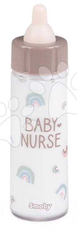 Set Spielhaus Für Die Puppe Large Doll's Play Center Natur D'Amour Baby Nurse Smoby Und Ein Schlafsack Mit Flasche, Windeln, Einem Känguru Und Einer 32-cm-Puppe 220376-23 -Smoby 220304 d smoby flaska 1