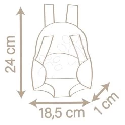 Känguru Für Eine 42 Cm Große Puppe Baby Carrier Natur D'Amour Baby Nurse Smoby Ergonomischer Träger -Smoby 220305 h smoby klokanka