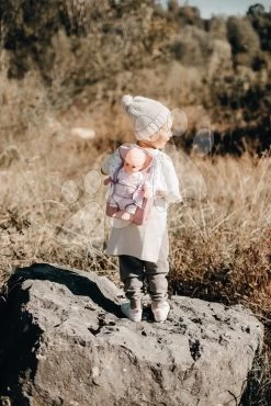Känguru Mit Rucksack Backpack Natur D'Amour Baby Nurse Smoby Für Eine 42-cm- Puppe Verstellbare Träger Und Tasche Für Eine Flasche -Smoby 220321 f klokanka 1