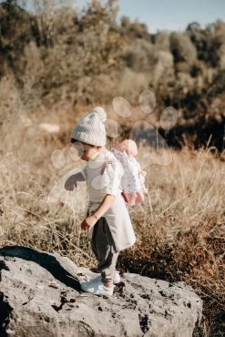 Känguru Mit Rucksack Backpack Natur D'Amour Baby Nurse Smoby Für Eine 42-cm-Puppe, Verstellbare Träger Und Tasche, Für Eine Flasche -Smoby 220321 g klokanka