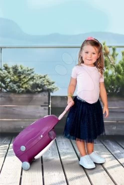 Set Wickelkoffer Mit Puppenbett Und Stuhl Violette Baby Nurse Smoby Und Ein Tiefer Puppenwagen Mit Puppentrage -Smoby 220346 b smoby prebalovaci kufrik 5