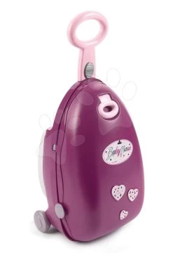 SMOBY Baby Nurse Gold Edition Puppenwickelwagen-Set Mit Kinderbett, Puppe 32 Cm Und Reinigungswagen Ab 18 Monaten -Smoby 220346 e smoby prebalovaci kufrik 10