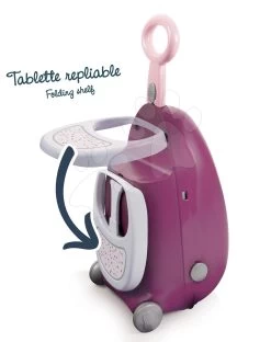 Set Wickelkoffer Mit Puppenbett Und Stuhl Violette Baby Nurse Smoby Und Prinzessinnen-Kosmetiktisch Mit Stuhl 18 Set Wickelkoffer Mit Puppenbett Und Stuhl Violette Baby Nurse Smoby Und Prinzessinnen-Kosmetiktisch Mit Stuhl -Smoby 220346 f smoby prebalovaci kufrik 1