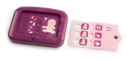Elektronisches Pflegezentrum Violette Baby Nurse Smoby Mit 30 Cm Pinkelpuppe Und 24 Zubehörteilen -Smoby 220347 e smoby opatrovatelske centrum 4