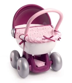 Puppenhaus-Set Violette Baby Nurse Large Doll's Play Center Smoby Und Ein Tiefer Puppenwagen Mit Stoff Und Einer 32 Cm Großen Puppe -Smoby 220348 d smoby kocik 4