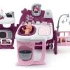 Puppenhaus-Set Violette Baby Nurse Large Doll's Play Center Smoby Und Tiefer Puppenwagen Mon Grand Klappbar Für 36-52 Cm Große Puppe
