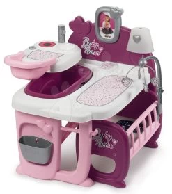 Puppenhaus-Set Violette Baby Nurse Large Doll's Play Center Smoby Und Buggy-Wagen Mit Puppe Und Ergonomischem Träger 21 Puppenhaus-Set Violette Baby Nurse Large Doll's Play Center Smoby Und Buggy-Wagen Mit Puppe Und Ergonomischem Träger -Smoby 220349 b smoby domcek pre babiku 24