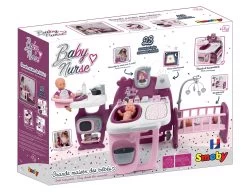 Puppenhaus-Set Violette Baby Nurse Large Doll's Play Center Smoby Und Frozen 2in1 Kosmetiktisch Und Frozen 2 XL Tea Trolley Servierwagen -Smoby 220349 j smoby domcek pre babiku 20