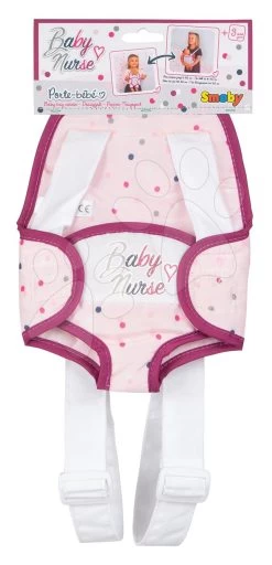 Violette Baby Nurse Smoby Tragetuch Ergonomisch Für Puppen Bis 42 Cm -Smoby 220361 f smoby klokanka