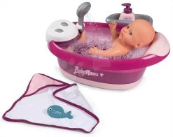 Set Badewanne Mit Fließendem Wasser Elektronisch Violette Baby Nurse Smoby Mit Tiefem Puppenwagen 26 Set Badewanne Mit Fließendem Wasser Elektronisch Violette Baby Nurse Smoby Mit Tiefem Puppenwagen -Smoby 220362 a smoby vanicka 2