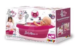 Wanne Mit Fließendem Wasser Elektronisch Violette Baby Nurse Smoby Mit Jacuzzi-Badewanne Und LED-Beleuchtung Für 42 Cm Große Puppe -Smoby 220362 u smoby vanicka