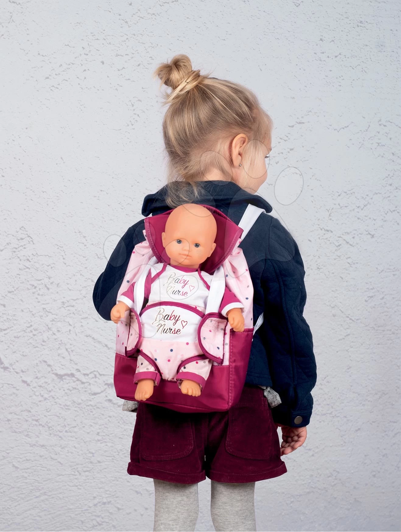 Rucksack Mit Tragetasche Für 42 Cm Puppe Violette Baby Nurse Smoby Und Mit Einer Flaschentasche Verstellbare Träger 1 Rucksack Mit Tragetasche Für 42 Cm Puppe Violette Baby Nurse Smoby Und Mit Einer Flaschentasche Verstellbare Träger