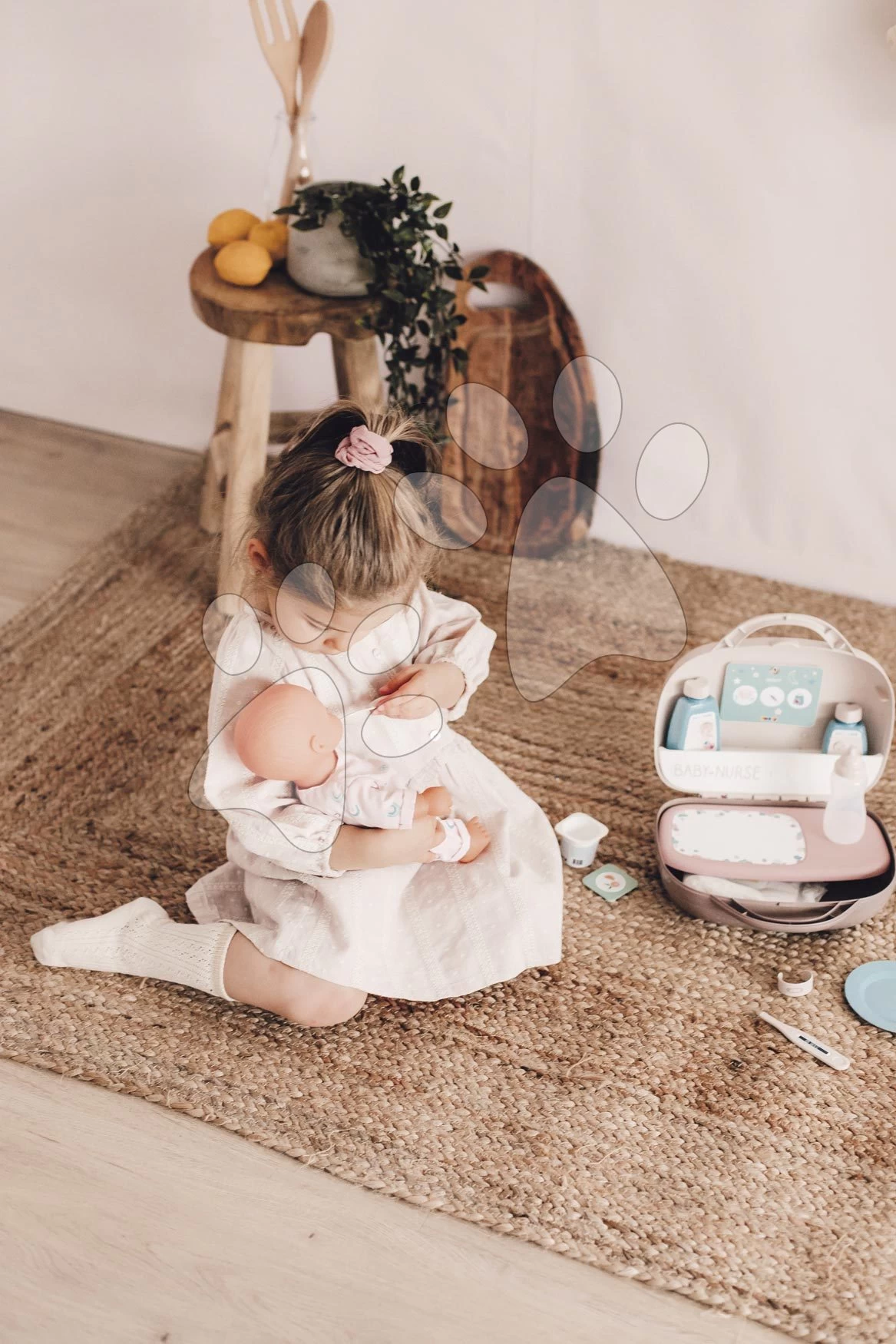 Wickelzubehör Im Köfferchen Vanity Natur D'Amour Baby Nurse Smoby Für Eine Puppe Mit 13 Zubehör SM220367 4 Wickelzubehör Im Köfferchen Vanity Natur D'Amour Baby Nurse Smoby Für Eine Puppe Mit 13 Zubehör SM220367 – Bild 4