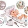 Wickeltasche Mit Windel Changing Bag Natur D'Amour Baby Nurse Smoby Mit 8 Zubehörteilen Für Eine 42 Cm Große Puppe SM220369