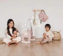 Wiege Mit Stoffhimmel Cradle Natur D'Amour Baby Nurse Smoby Für 42 Cm Puppe Ab 18 Monaten -Smoby 220373 e smoby koliska