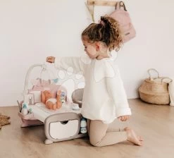 Spielhaus Für Puppe Cocoon Nursery Natur D'Amour Baby Nurse Smoby Tag- Und Nachtzone Mit Elektronischen Funktionen 20 Zubehör -Smoby 220375 k smoby domcek 1