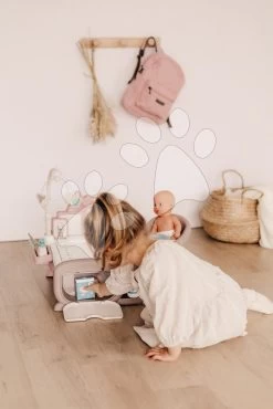 Spielhaus Für Puppe Cocoon Nursery Natur D'Amour Baby Nurse Smoby Tag- Und Nachtzone Mit Elektronischen Funktionen 20 Zubehör -Smoby 220375 p smoby domcek