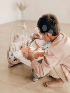 Spielhaus Für Puppe Cocoon Nursery Natur D'Amour Baby Nurse Smoby Tag- Und Nachtzone Mit Elektronischen Funktionen 20 Zubehör -Smoby 220375 u smoby domcek