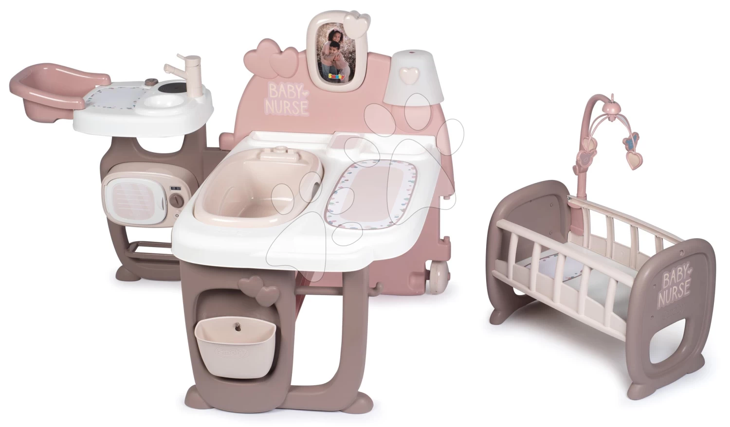 Set Spielhaus Für Die Puppe Large Doll's Play Center Natur D'Amour Baby Nurse Smoby Und Eine Arzttheke Mit Einer 30 Cm Großen Puppe Und Einem Schlafsack 220376-6 7 Set Spielhaus Für Die Puppe Large Doll's Play Center Natur D'Amour Baby Nurse Smoby Und Eine Arzttheke Mit Einer 30 Cm Großen Puppe Und Einem Schlafsack 220376-6 – Bild 7