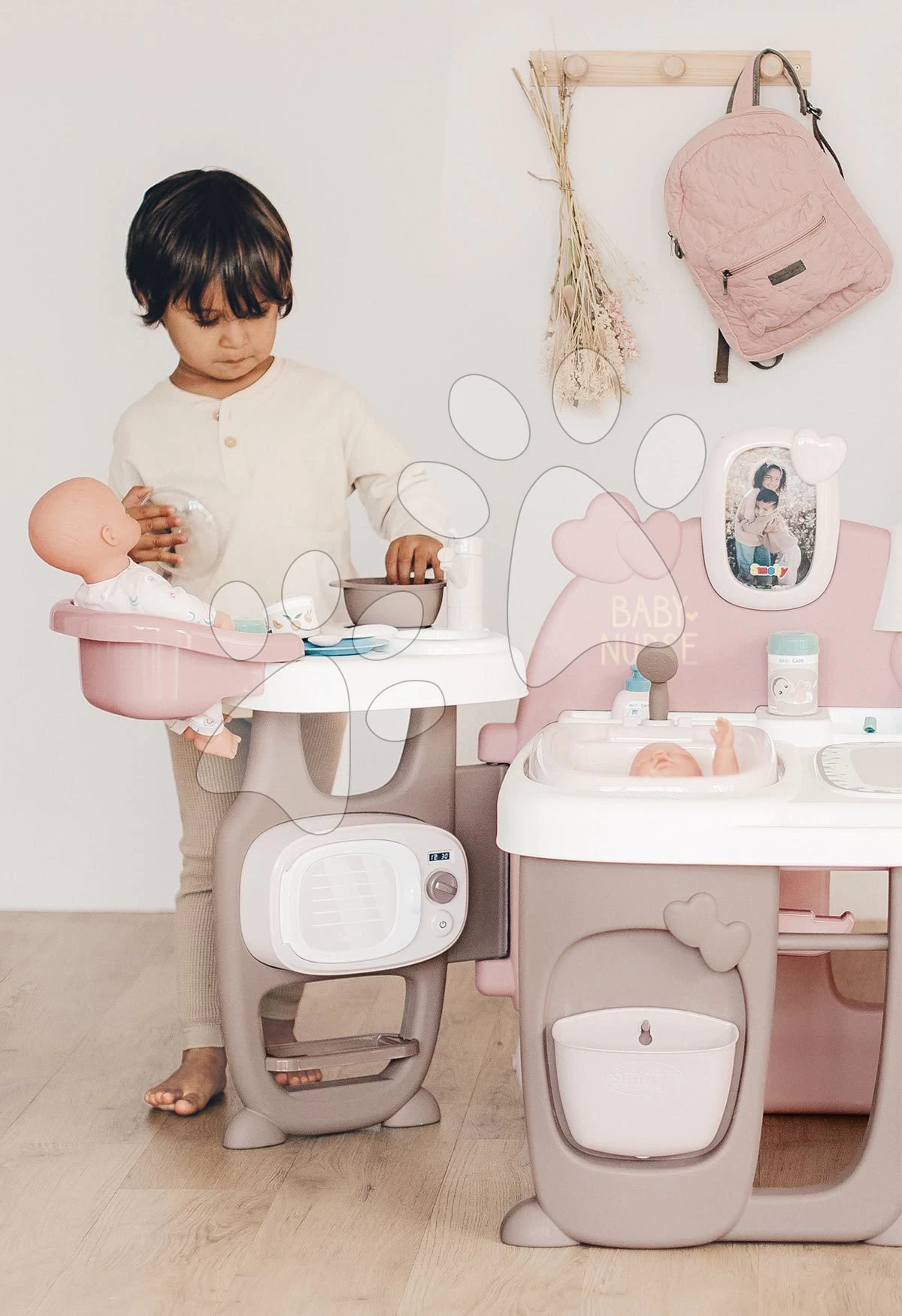 Set Spielhaus Für Die Puppe Large Doll's Play Center Natur D'Amour Baby Nurse Smoby Und Eine Arzttheke Mit Einer 30 Cm Großen Puppe Und Einem Schlafsack 220376-6 8 Set Spielhaus Für Die Puppe Large Doll's Play Center Natur D'Amour Baby Nurse Smoby Und Eine Arzttheke Mit Einer 30 Cm Großen Puppe Und Einem Schlafsack 220376-6 – Bild 8