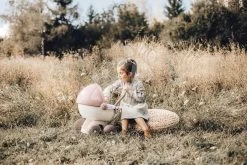 Kinderwagen Mit Textilien Natur D'Amour Baby Nurse Smoby Für Eine 42 Cm Große Puppe Mit Einem 55 Cm Hohen Ergonomischen Griff Ab 18 Monaten SM220377 -Smoby 220377 h smoby kocik