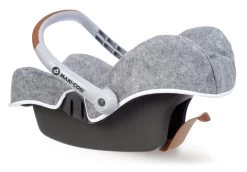 Puppenwagen-Set DeLuxe Pastell Maxi Cosi&Quinny Sport Grey 3in1 Smoby Und Ein Autositz Und Esszimmerstuhl Mit Violette-Puppe -Smoby 240213 b smoby autosedacka 2