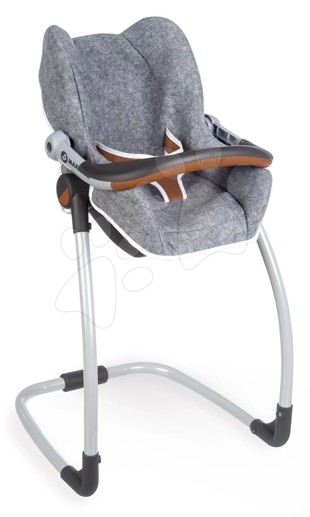 Set Puppenwagen Tief Und Sportlich DeLuxe Pastell Maxi Cosi & Quinny Grey 3in1 Smoby Und Stuhl, Autositz Und Schaukel 4 Set Puppenwagen Tief Und Sportlich DeLuxe Pastell Maxi Cosi & Quinny Grey 3in1 Smoby Und Stuhl, Autositz Und Schaukel – Bild 4
