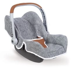 Puppenwagen-Set DeLuxe Pastell Maxi Cosi&Quinny Sport Grey 3in1 Smoby Und Stuhl Autositz Und Schaukel Mit Pflege -Smoby 240214 d smoby 3kombinacia 2
