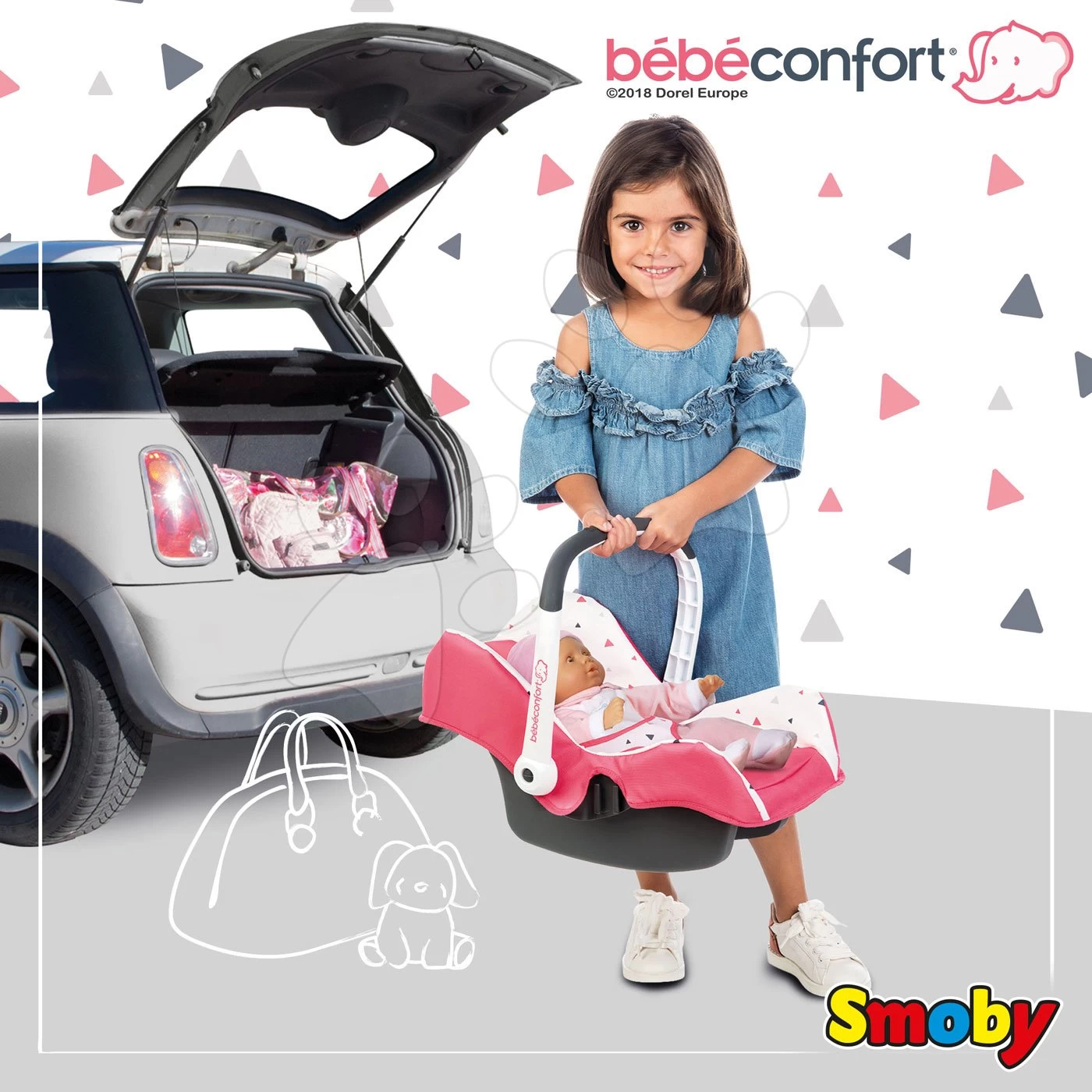 Autositz-Set Trio Pastell Maxi Cosi&Quinny Smoby Und Puppe Violette Baby Nurse 9 Autositz-Set Trio Pastell Maxi Cosi&Quinny Smoby Und Puppe Violette Baby Nurse – Bild 9