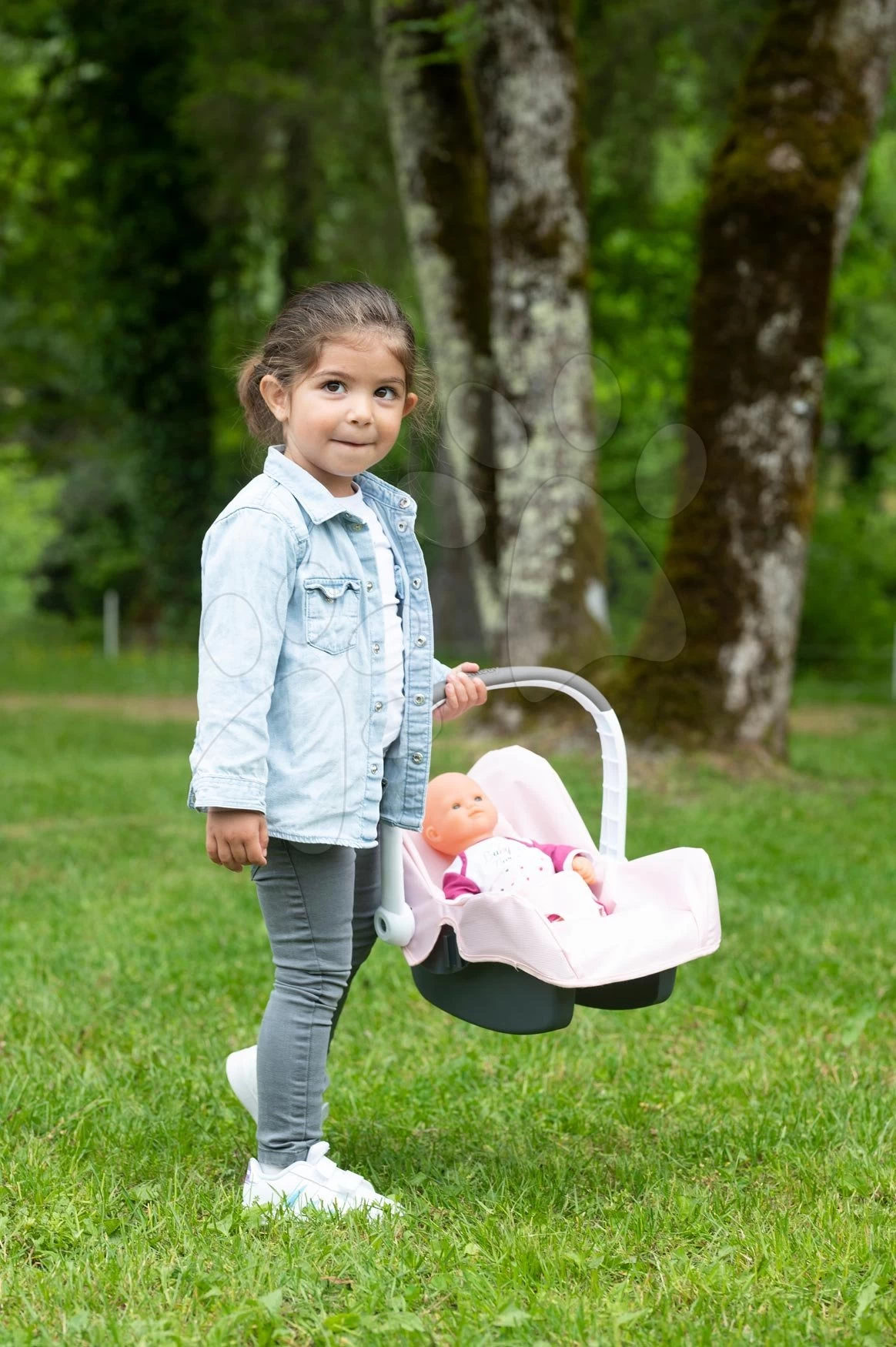Autositz DeLuxe Maxi Cosi&Quinny Grey Smoby Für 42 Cm Puppe Mit Stauraum Und Sicherheitsgurt 1 Autositz DeLuxe Maxi Cosi&Quinny Grey Smoby Für 42 Cm Puppe Mit Stauraum Und Sicherheitsgurt