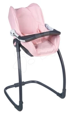 Set Esszimmerstuhl Mit Autositz Und Schaukel Powder Pink Maxi Cosi&Quinny Smoby Und Puppe Violette Baby Nurse -Smoby 240235 c smoby 3kombinacia 3