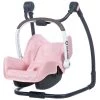 Esszimmerstuhl Mit Autositz Und Schaukel Powder Pink Maxi Cosi & Quinny Smoby Dreifachkombination Mit Sicherheitsgurt