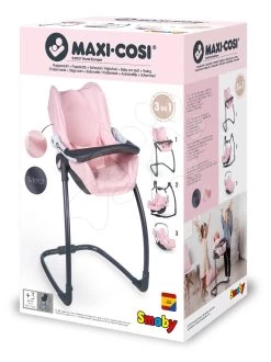 Set Esszimmerstuhl Mit Autositz Und Schaukel Powder Pink Maxi Cosi&Quinny Smoby Und Baby Nurse Puppe Mit Krippe 27 Set Esszimmerstuhl Mit Autositz Und Schaukel Powder Pink Maxi Cosi&Quinny Smoby Und Baby Nurse Puppe Mit Krippe -Smoby 240235 f smoby 3kombinacia
