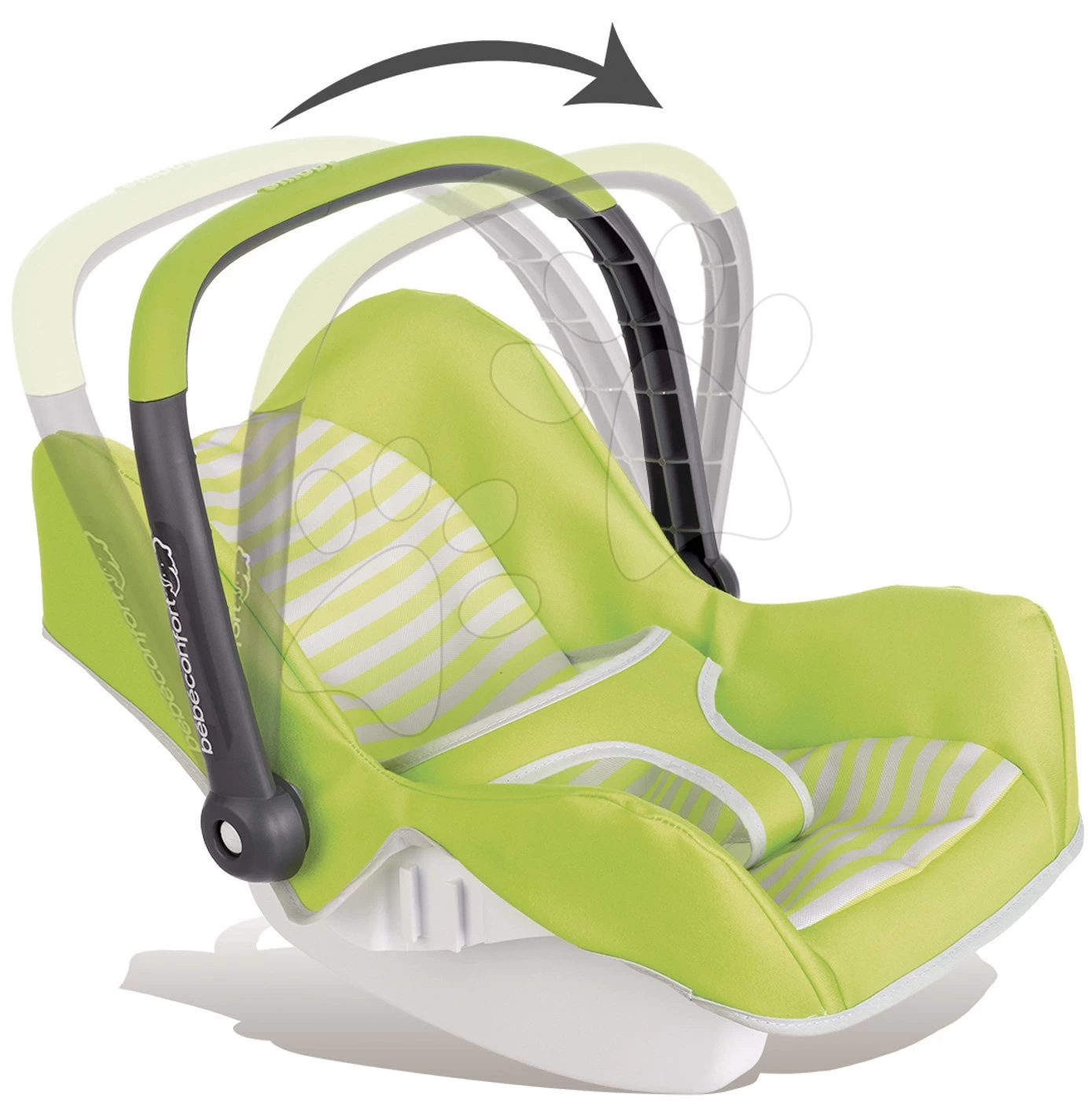 Autositz Für Maxi Cosi & Quinny Smoby Puppe Grün-grau 3 Autositz Für Maxi Cosi & Quinny Smoby Puppe Grün-grau – Bild 3