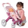 Puppenwagen Mit Lenkrädern Violette Baby Nurse Smoby Für Puppen (Griff 54 Cm) Ab 18 Monaten