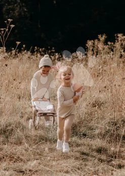 Sportwagen Mit Textilbezug Pop Pushchair Natur D'Amour Baby Nurse Smoby Mit Schwenkrädern Für Eine 42 Cm Große Puppe, Griffhöhe 54 Cm Ab 18 Monaten SM251218 -Smoby 251218 i smoby kocik