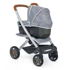 Puppenwagen-Set DeLuxe Pastell Maxi Cosi&Quinny Sport Grey 3in1 Smoby Und Stuhl Autositz Und Schaukel Mit Pflege -Smoby 253104 b smoby kocik 21