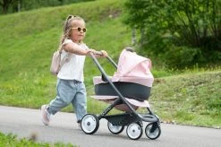 Set Puppenwagen Dreierkombination Powder Pink 3in1 Maxi Cosi&Quinny Smoby Mit Einer Puppe Und Einem Rucksack Mit Einem Tragetuch -Smoby 253117 h smoby kocik 8