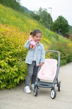 Set Kinderwagen Dreierkombination Powder Pink 3in1 Maxi Cosi & Quinny Smoby Mit Kinderbett Und Badewanne -Smoby 253117 p smoby kocik